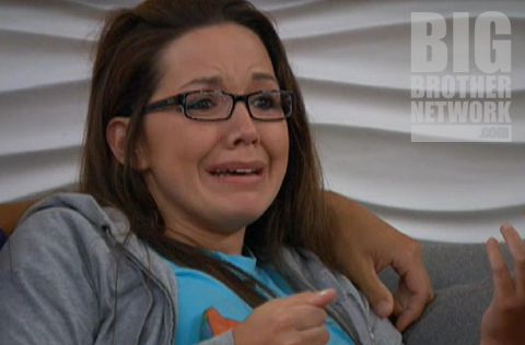 Danielle in tears on Big Brother 14