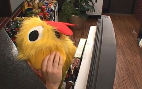 Judd in his chicken suit