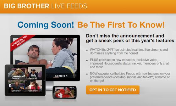 Big Brother 16 Live Feeds promo