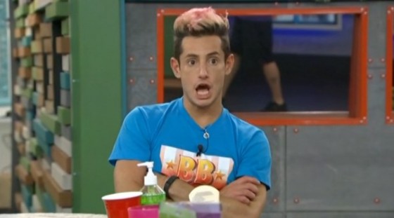 Frankie Grande announces "defeated!" on Big Brother