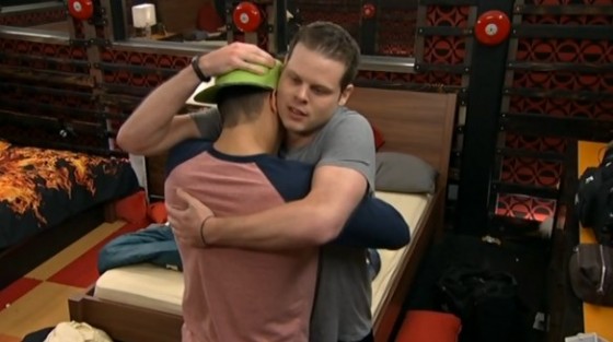 Derrick and Cody celebrate their win