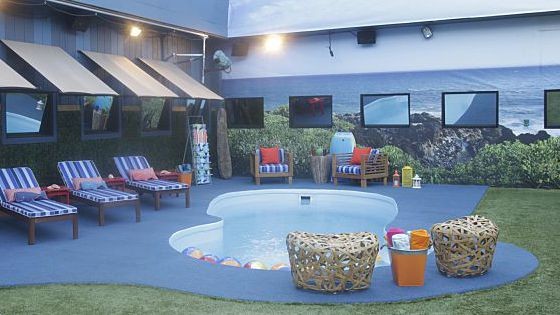 Big Brother 17 house backyard pool