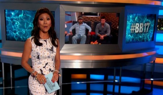 Julie Chen hosts Big Brother live eviction