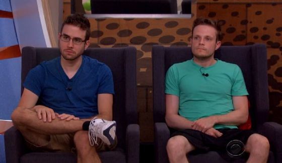 Nominees Steve Moses and John McGuire on Big Brother