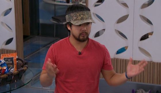 James prepares for his Power of Veto Ceremony