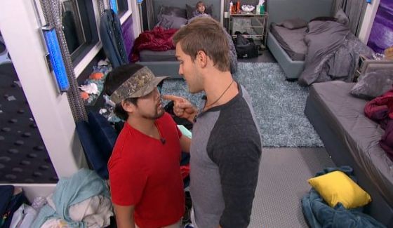 Clay Honeycutt gets in James Huling's face on Big Brother 17