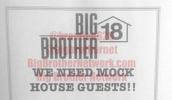 Big Brother 18 Mock Houseguests Search