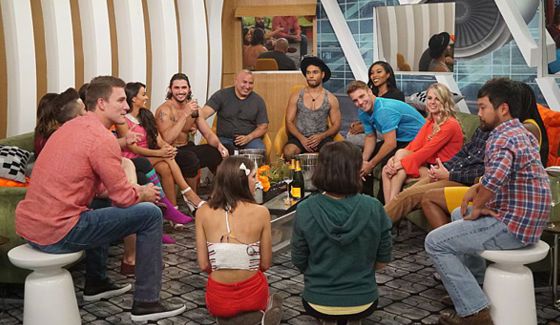 Big Brother 18 Houseguests gather in the living room