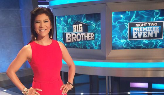 Julie Chen at Big Brother 18 premiere night