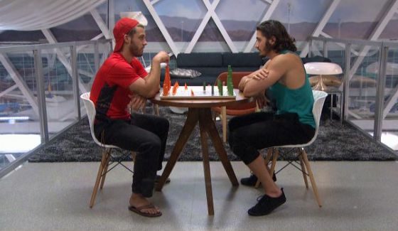 Paulie Calafiore & Victor Arroyo play chess on BB18