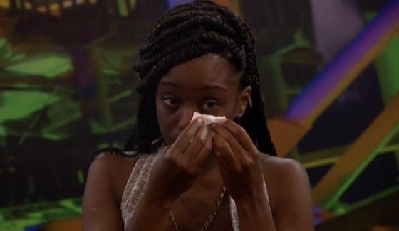 Da'Vonne Rogers cries on Big Brother 18