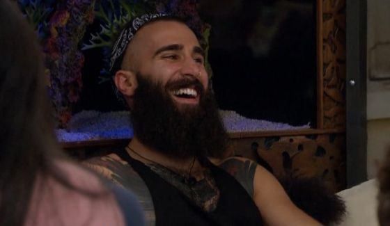 Paul laughing it up on BB18