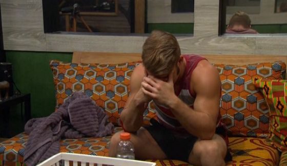 Paulie hangs his head on Big Brother 18