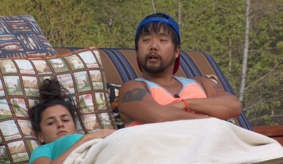 James and Natalie don't see it coming on BB18