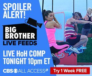 Live Endurance comp on Big Brother 18