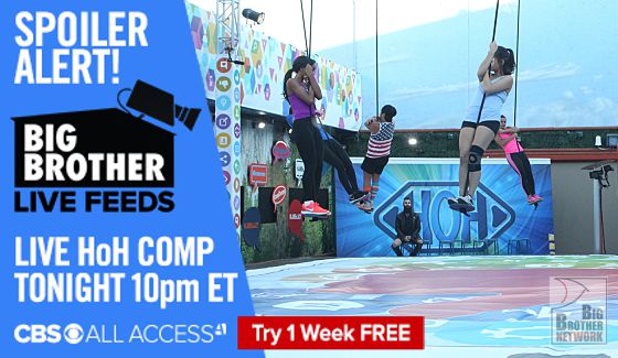 Big Brother Endurance comp on Live Feeds