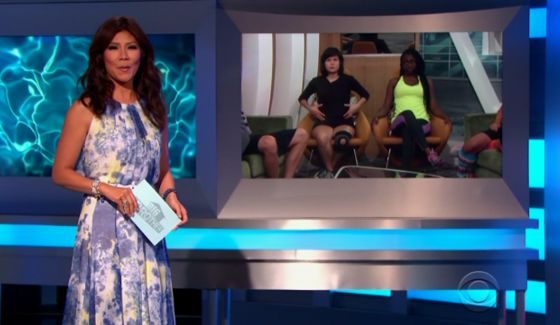 Julie Chen with BB18 nominees