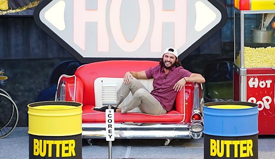 Victor watches the HoH comp - Source: CBS