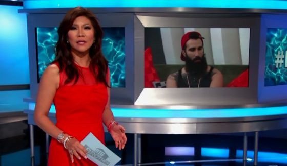 Julie Chen with BB18's Paul