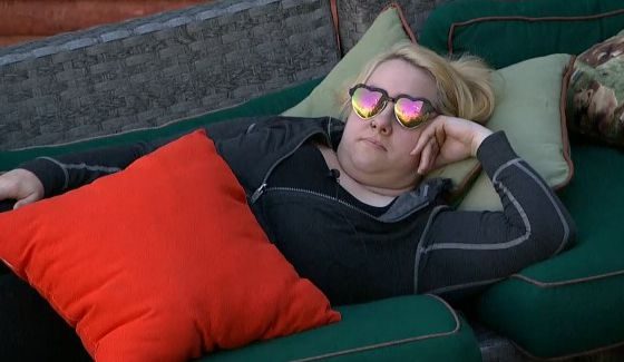 Kryssie Ridolfi hides her napping on BBOTT