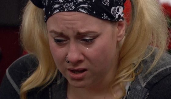 Kryssie cries on BBOTT