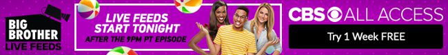 Big Brother 19 Live Feeds start tonight!