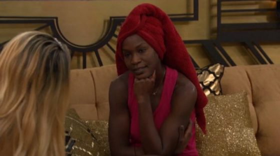 Dominique listens to Alex on BB19