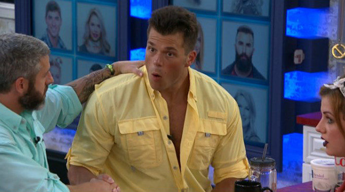 Mark is surprised on Big Brother 19