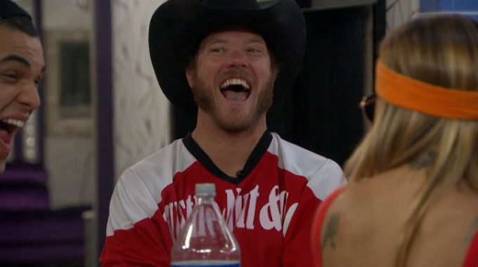 Jason Dent laughs it up on Big Brother 19