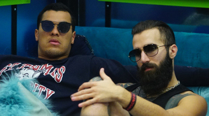 Paul Abrahamian with Josh Martinez on Big Brother 19