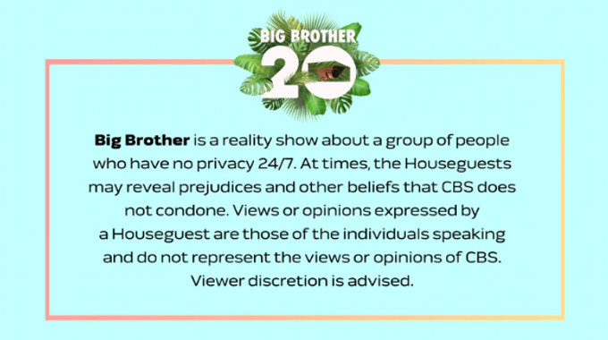 CBS warning on Big Brother Live Feeds