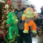 Adam Poch monkeying around