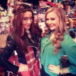 Elissa and Kara pose