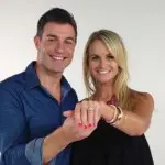 Jordan Lloyd shows off her engagement ring