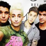 Cody, Frankie, Zach, & a frightened Justin
