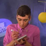 Jason writes a message