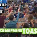 But after the first Champagne toast - BB18 promo