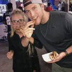 Nicole & Corey enjoy some fried PB&J
