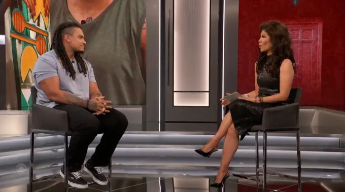 Keanu talks with Julie Chen on BB27 - Source: CBS