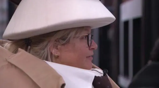 Angela as the Egg Detective on BB28 - Source: CBS