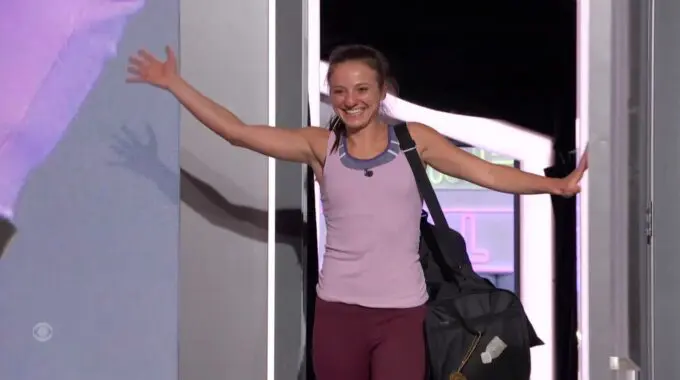 Mallory evicted from the Big Brother house - Source: CBS