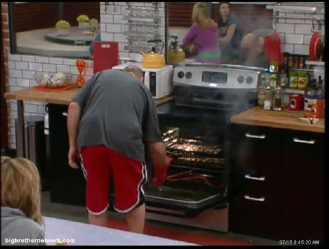 Big Brother 13 Adam makes bacon