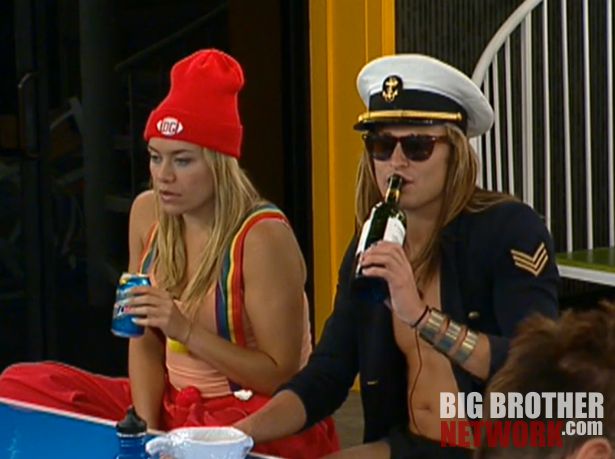 Big Brother 14 – Ashley and Will drinking