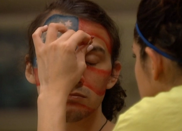 Amanda painting McCrae