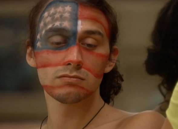 McCrae’s face paint