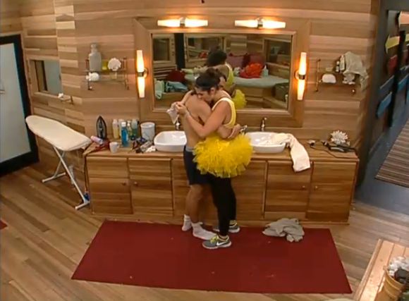 McCranda hug after the Veto