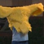 Spencer and his chicken suit