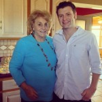 Judd and his grandmother on Thanksgiving