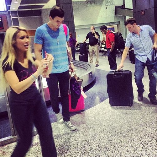 Big Brother 15 HGs at the airport