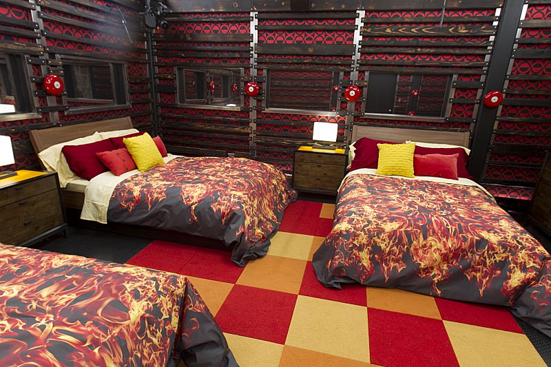 Fire room in Big Brother 16 house